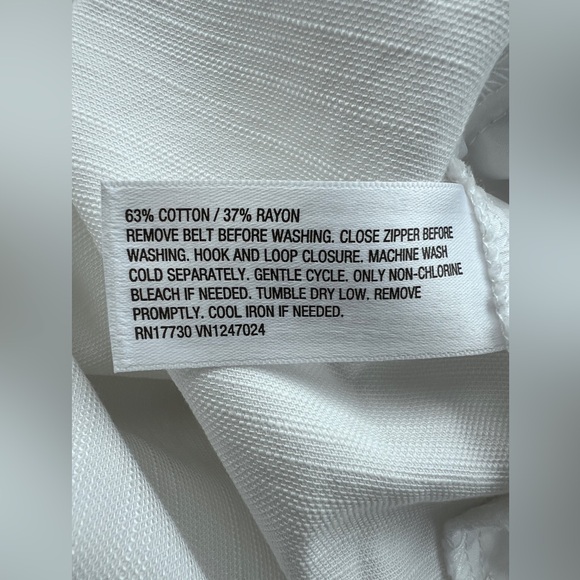 Future Collective women’s high rise belted white shorts NWT - Picture 10 of 14